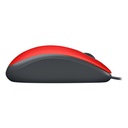 Mouse Logitech M110 Silent USB 1000 DPI Clique Silencioso - Vermelho
