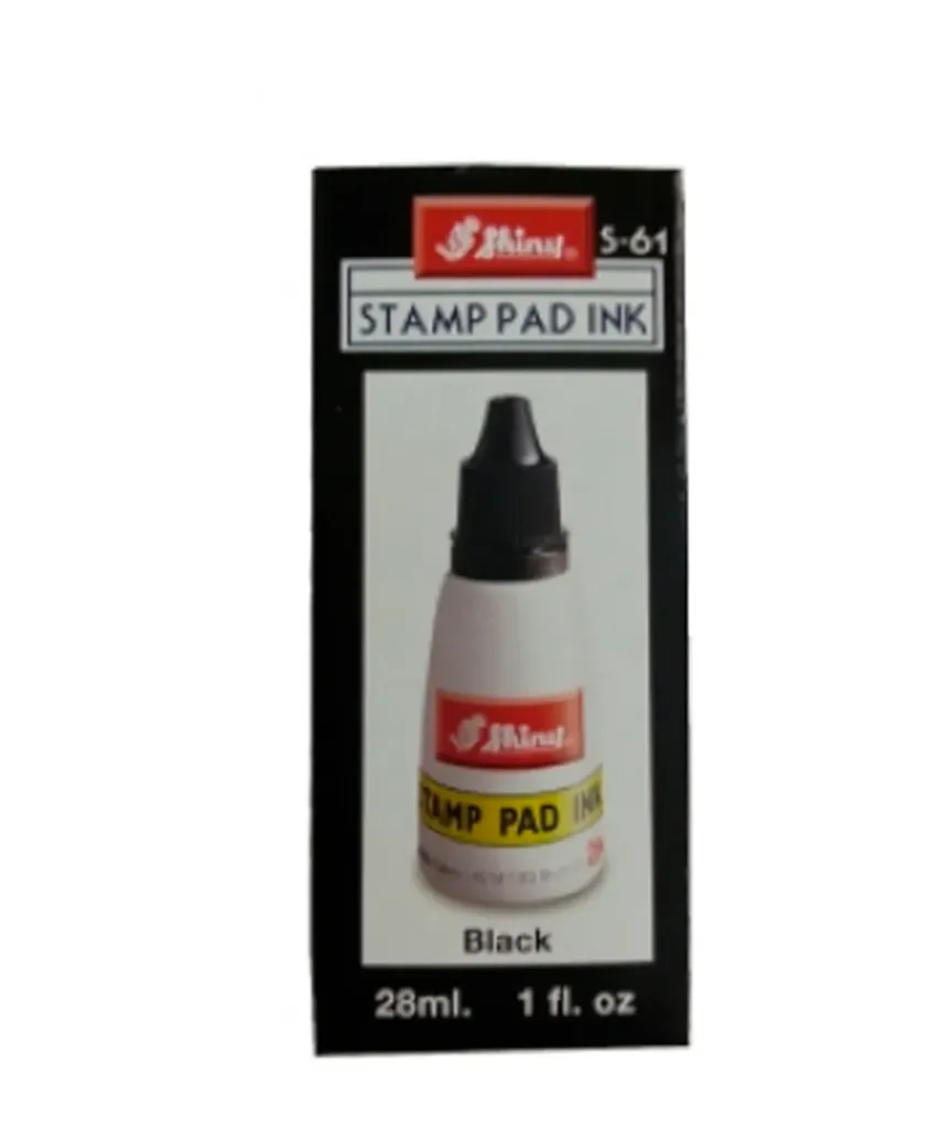 Tinta Negra para sello automatico