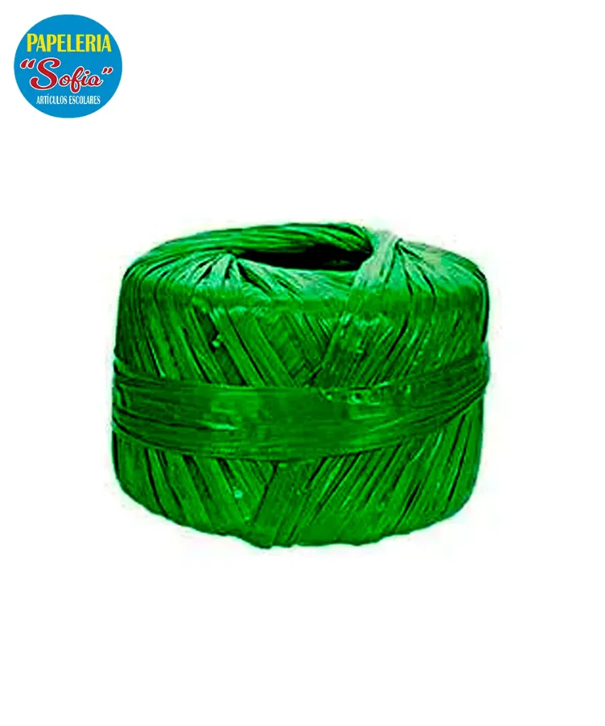 Rafia Verde Bandera