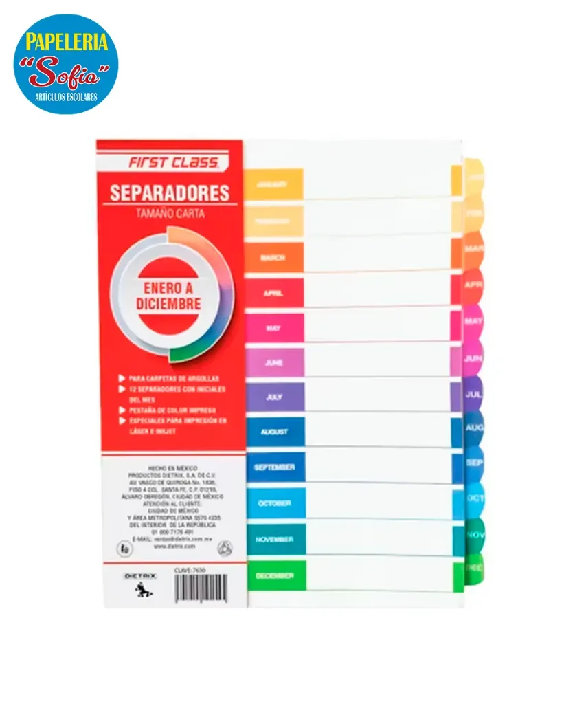 Separador Meses
