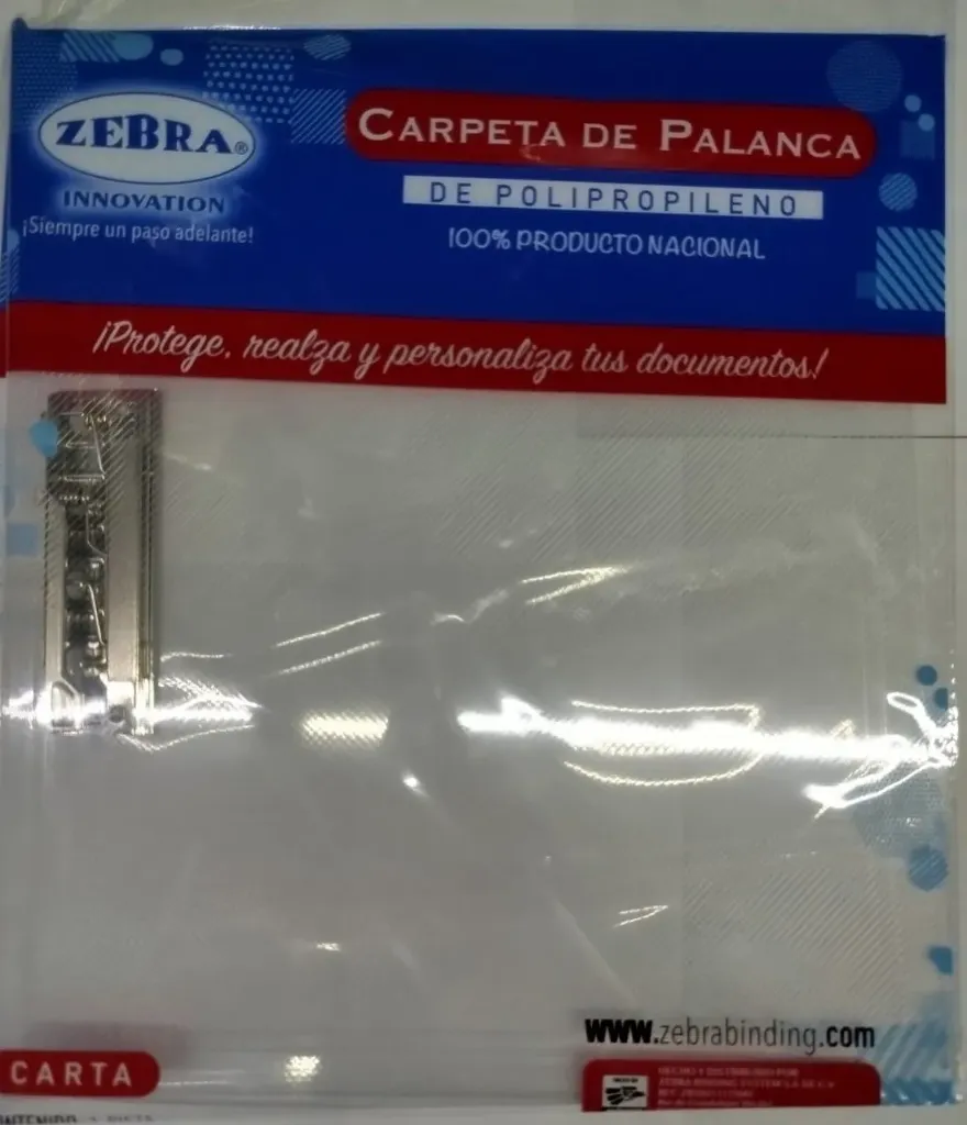 Folder De Palanca transparente