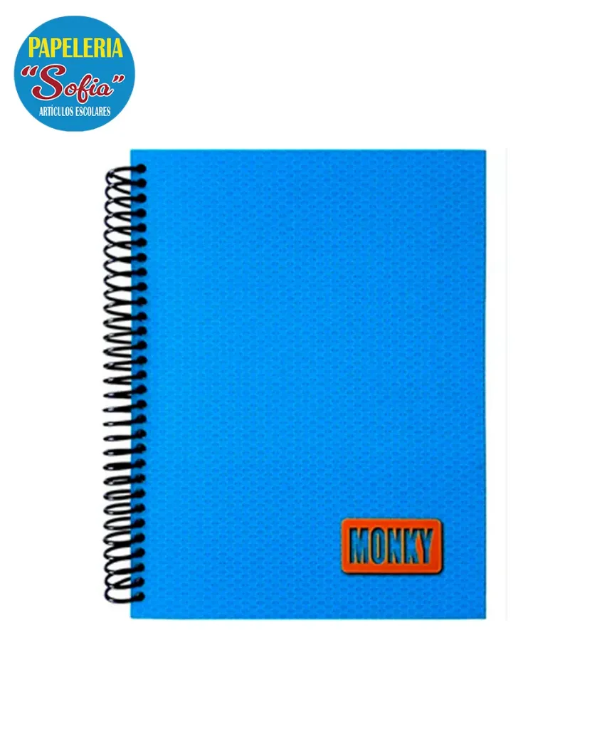 Cuaderno 200h C/Grande Pasta Dura Monky