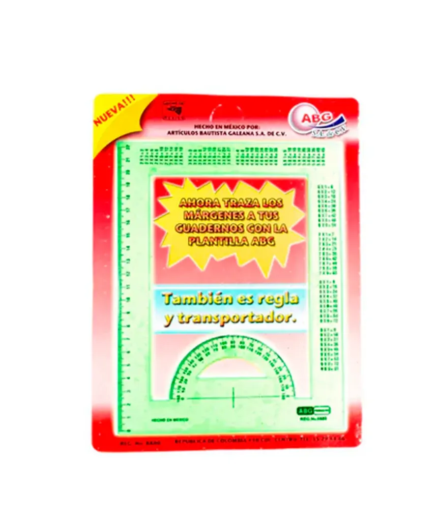 Regla Margen Cuaderno Profesional