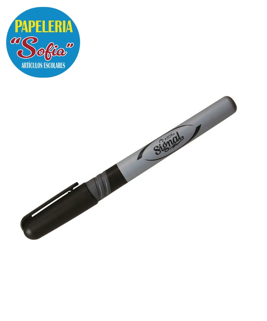 Marcador  Negro Signal Azor