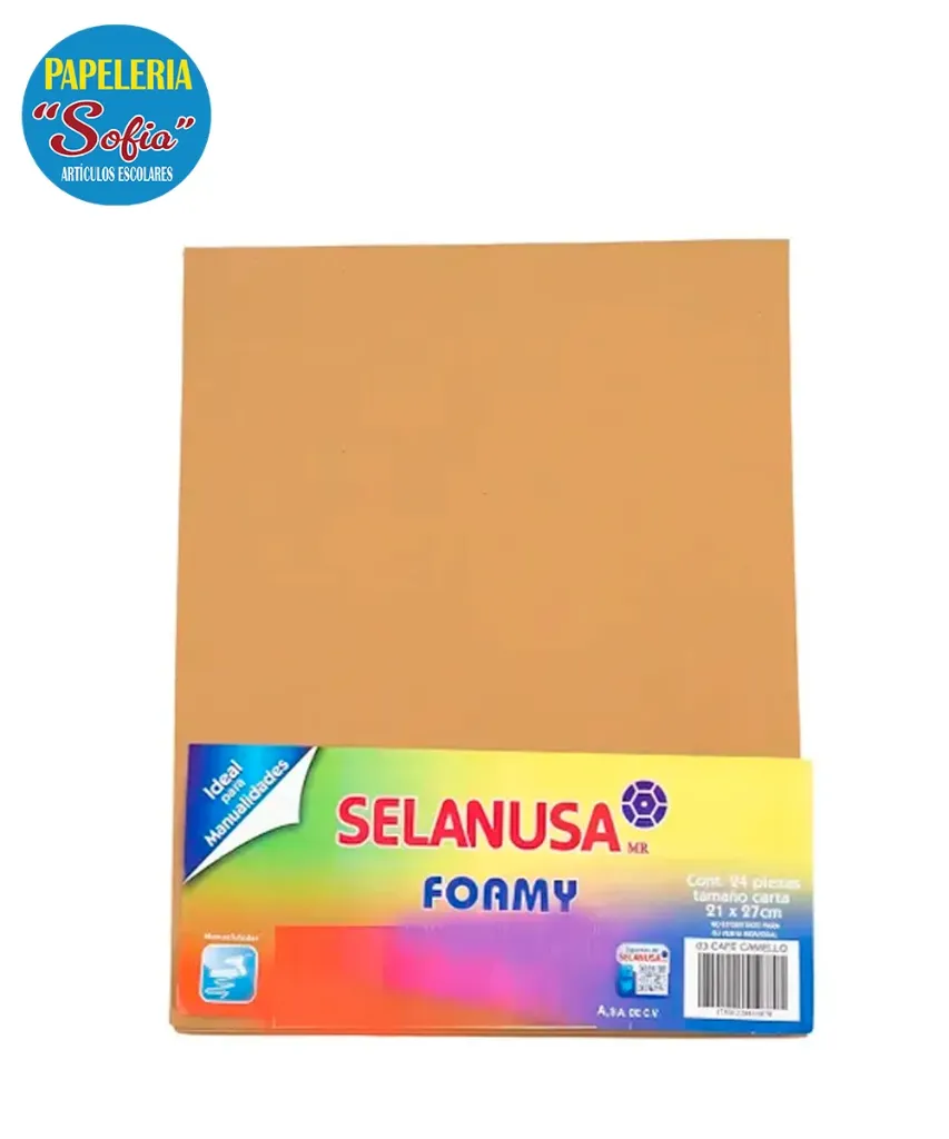Foamy Carta Camello 1pz