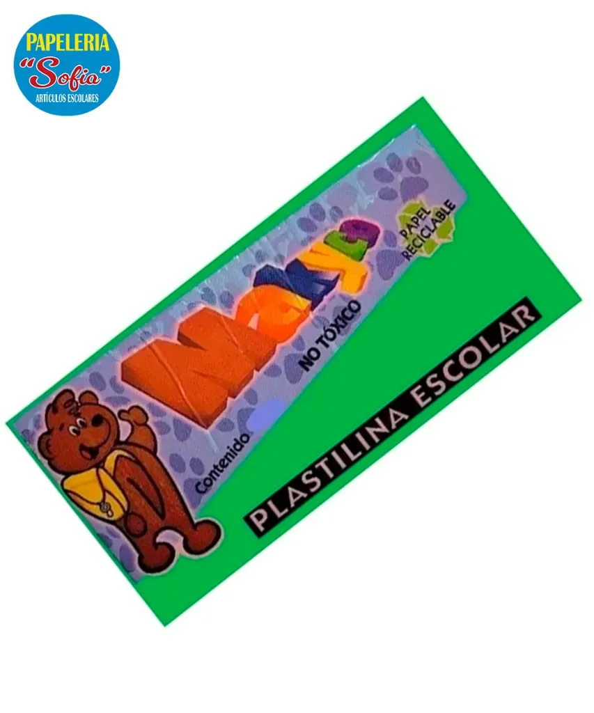 Plastilina Barra Verde Limon