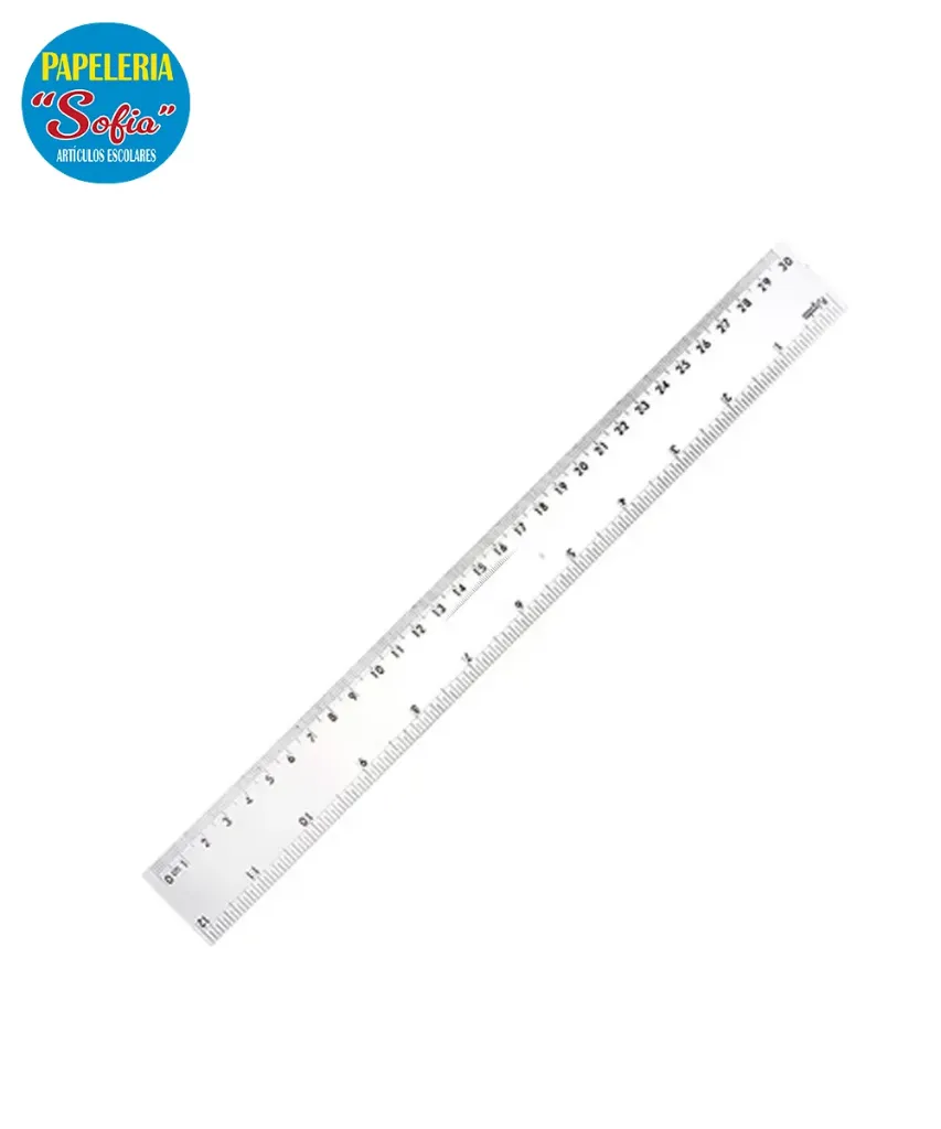 Regla Plastico 30cm