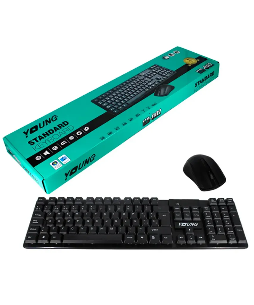 Teclado Y Mouse Inalambico Kb-002