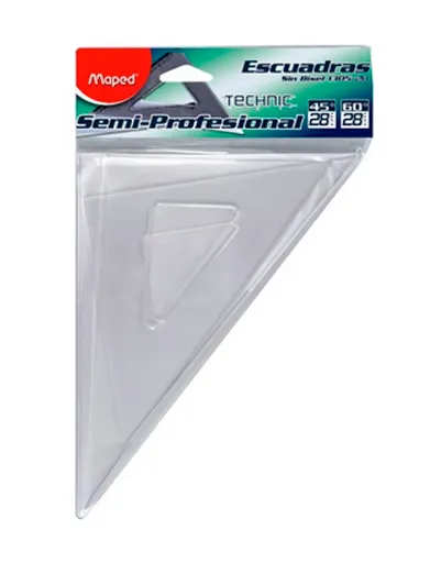 Escuadras 28cm sin graduacion