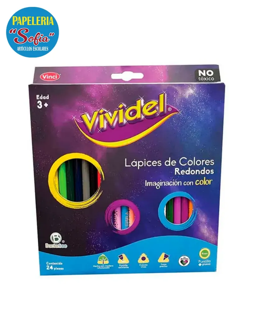 Colores Vividel 24pz