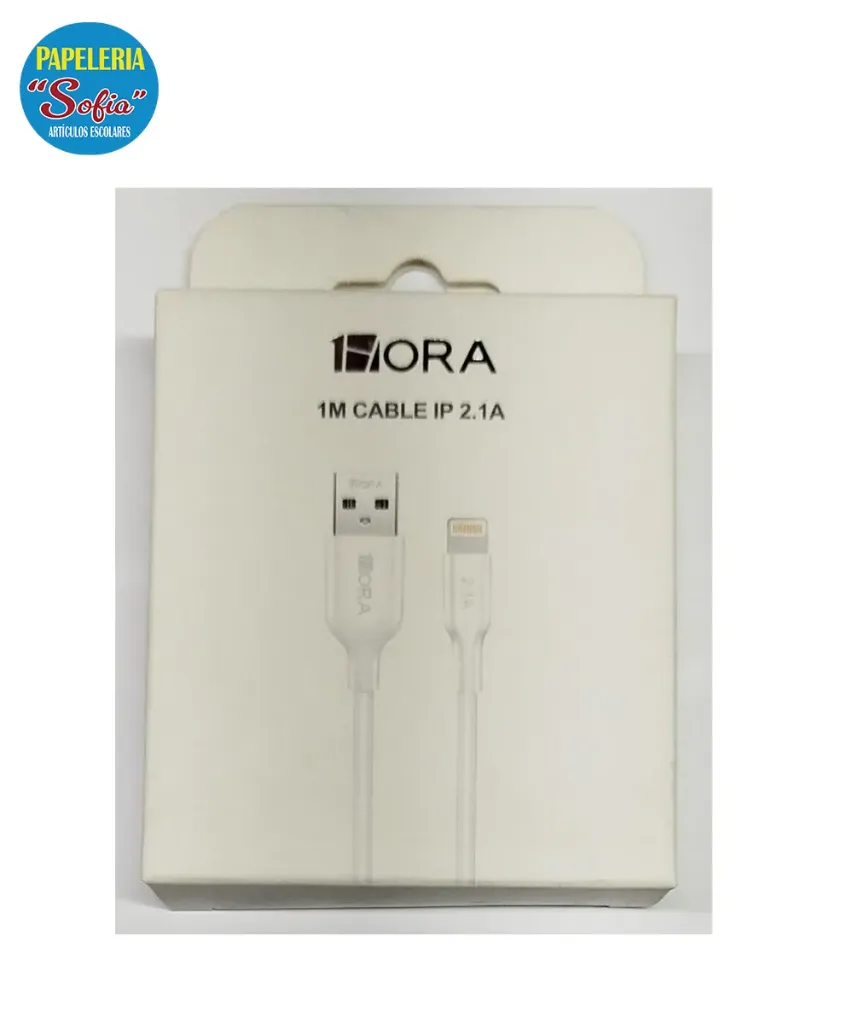 Cable Usb A Lightning 1m 1Hora