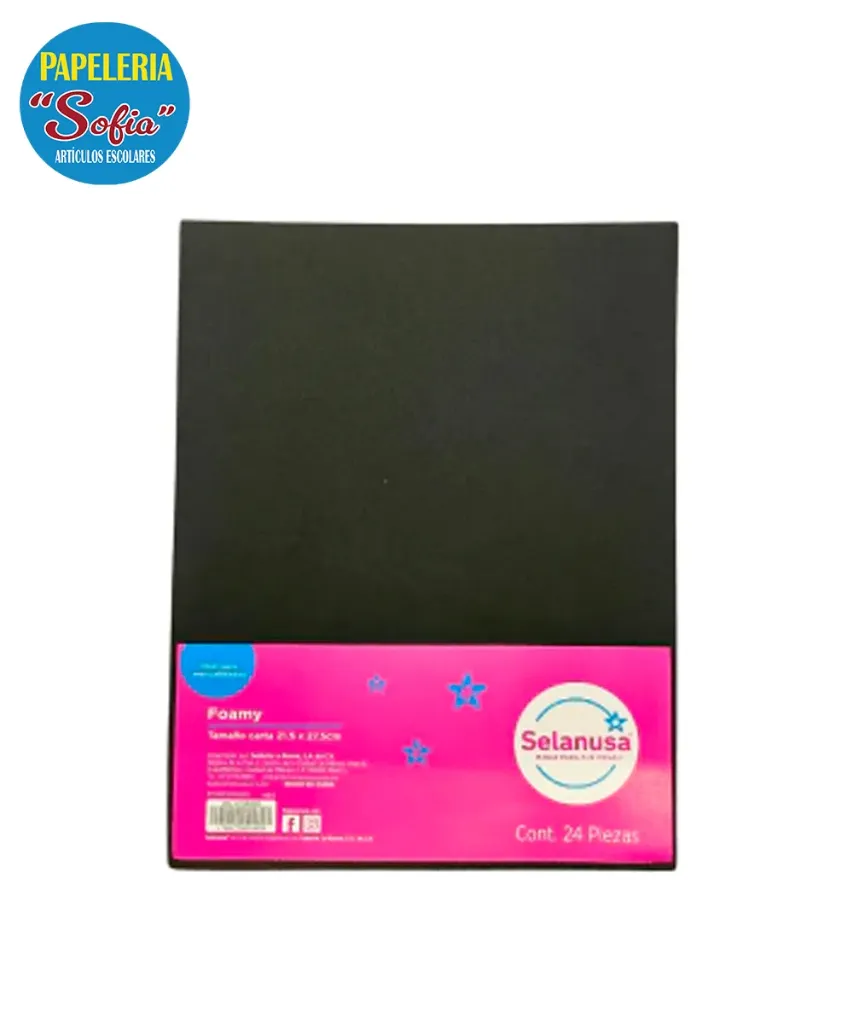 Foamy 24pz Negro