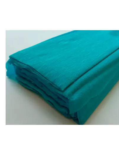 Crepe Azul Aqua 1pliego 50cm X 2m