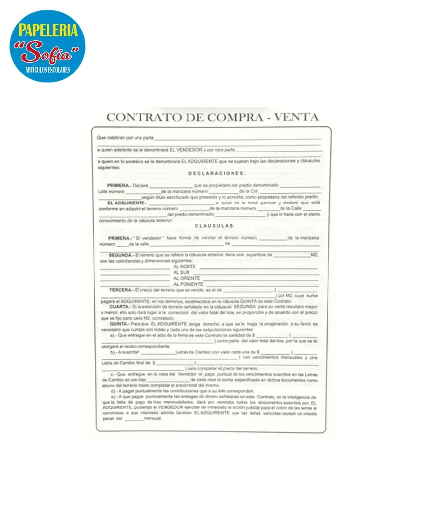 Compra Venta inmueble