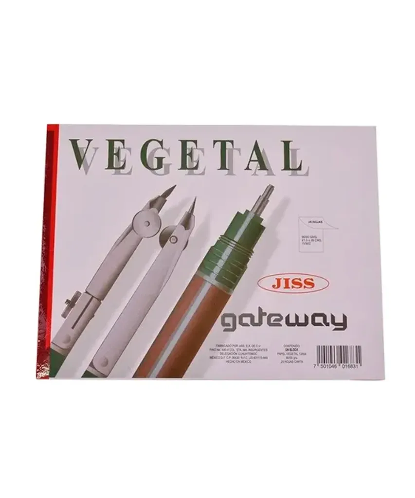 Block vegetal 90/95g 25 Hojas