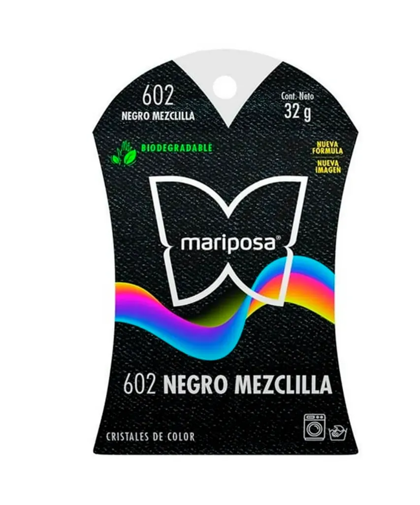 Colorante Mariposa Negro