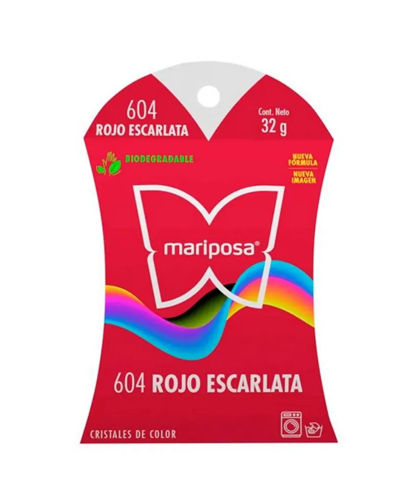 Colorante Mariposa Rojo