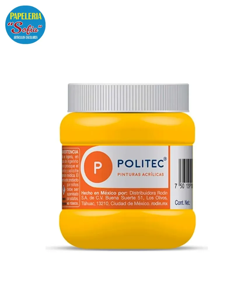 Politec 250ml Amarillo Medio