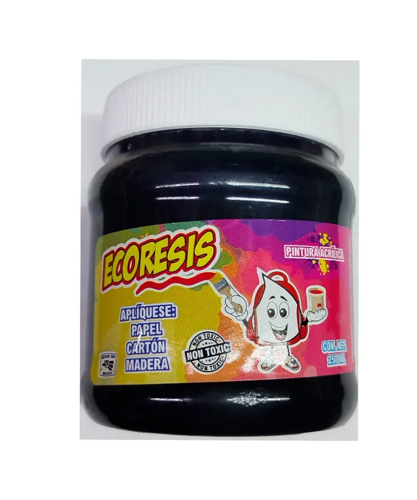 Acrilica 250ml Negro