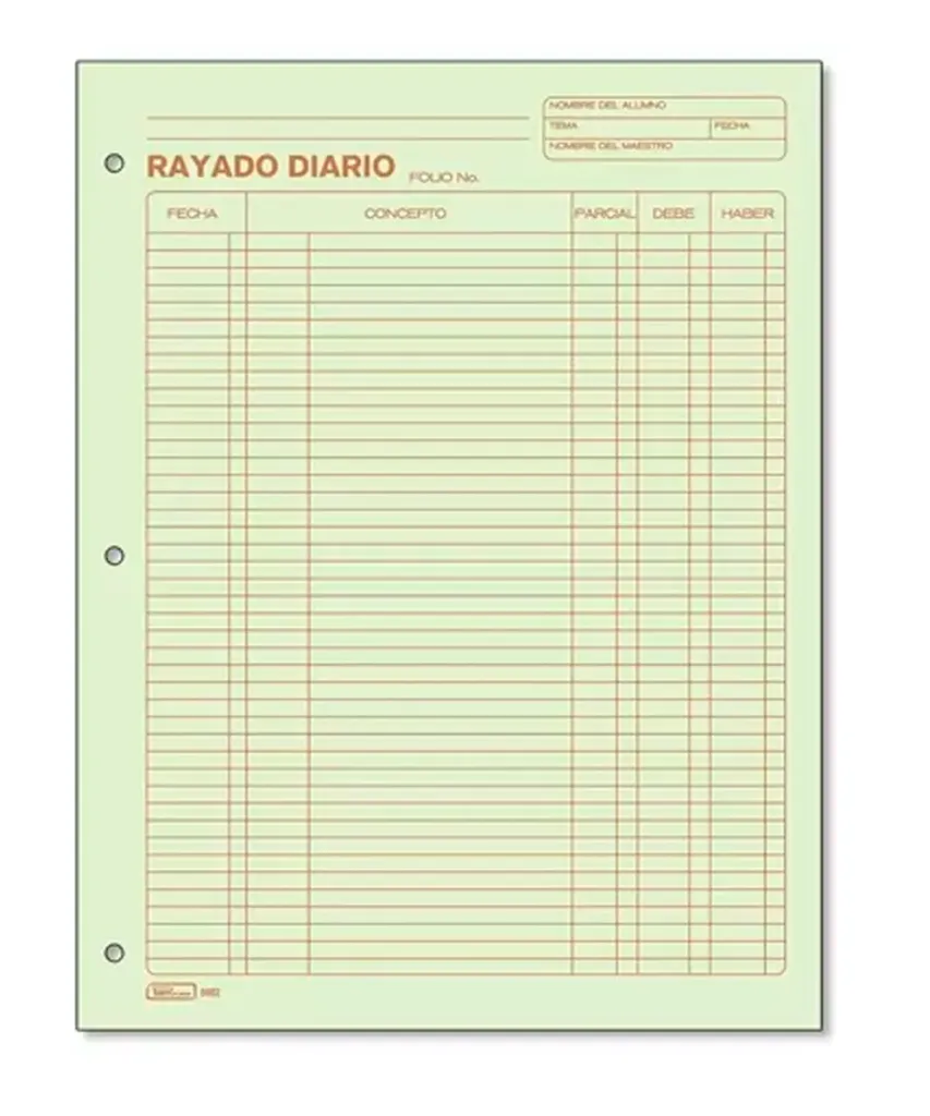 Rayado Diario Hoja