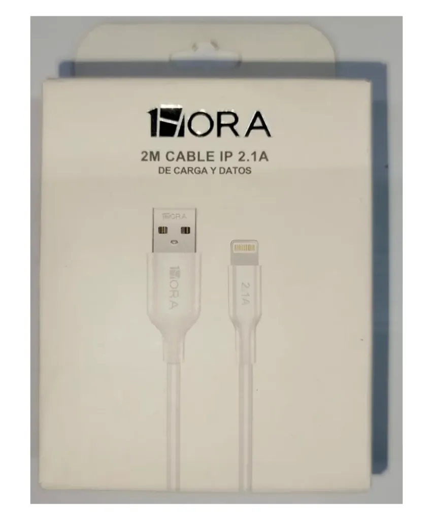 Cable Usb A Lighthing 2m 1Hora