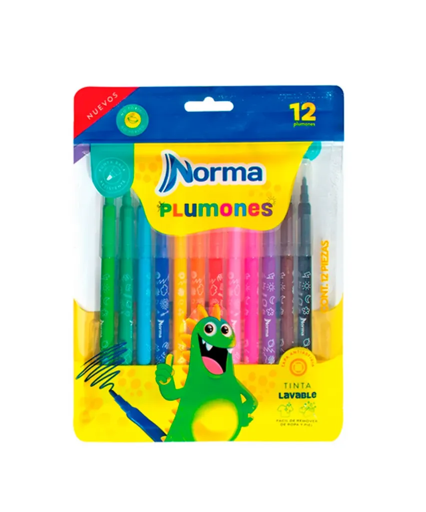 Plumones Norma 12pz
