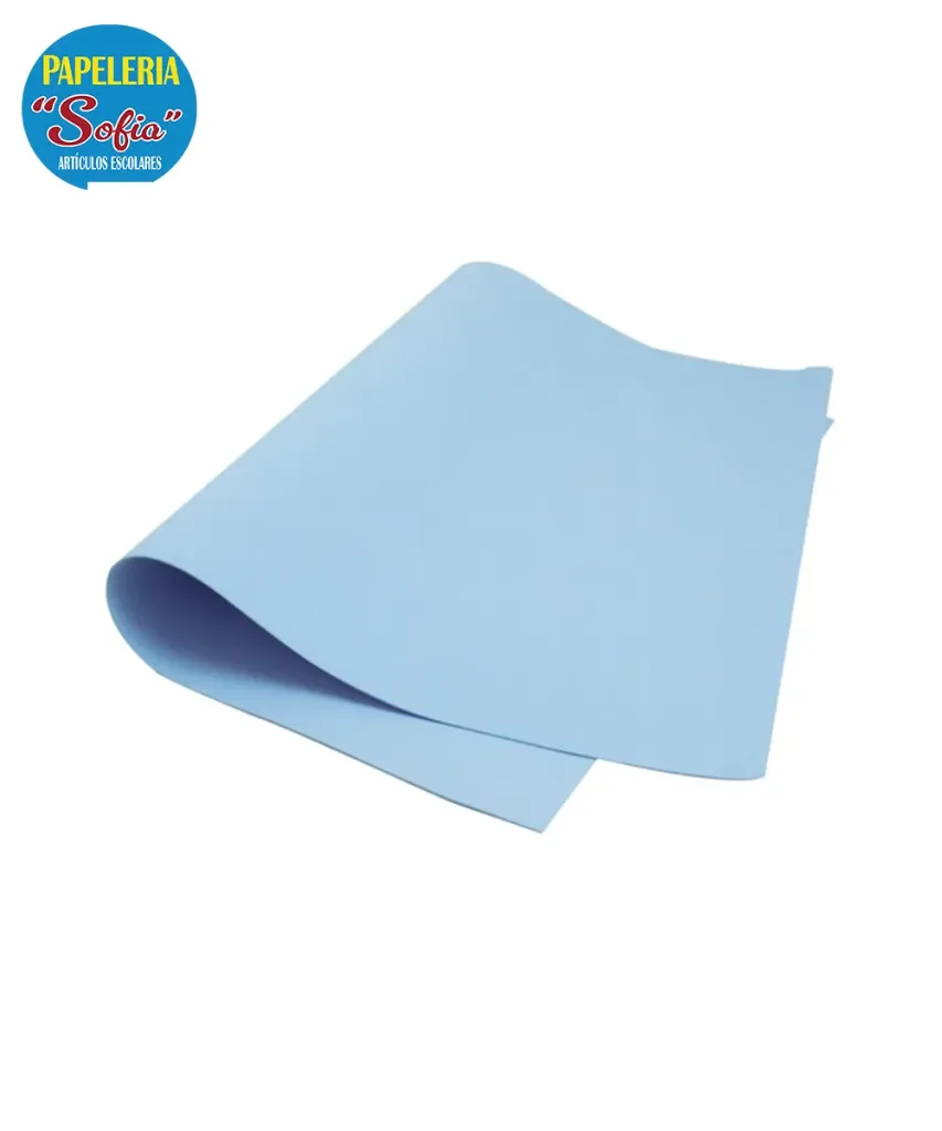 Foamy Pliego Azul Cielo