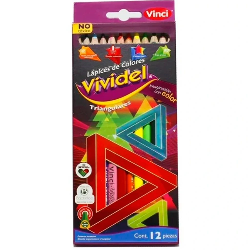 Colores Vividel 12pz