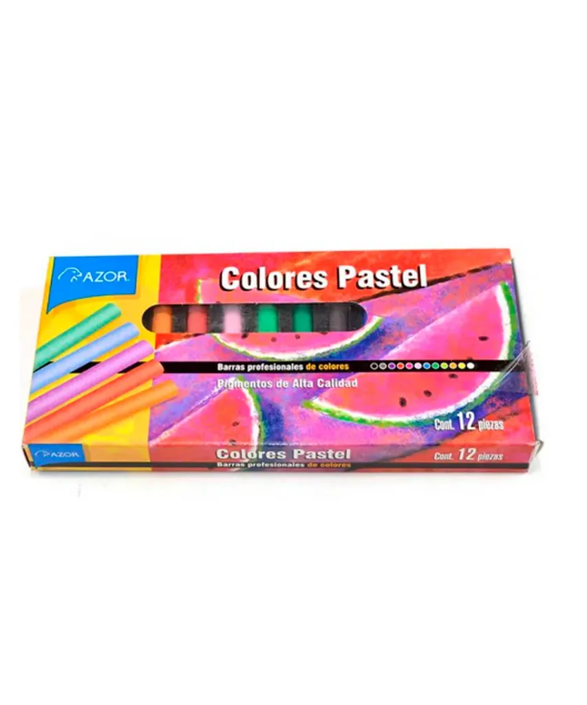 Colores Pastel AZOR 12pz