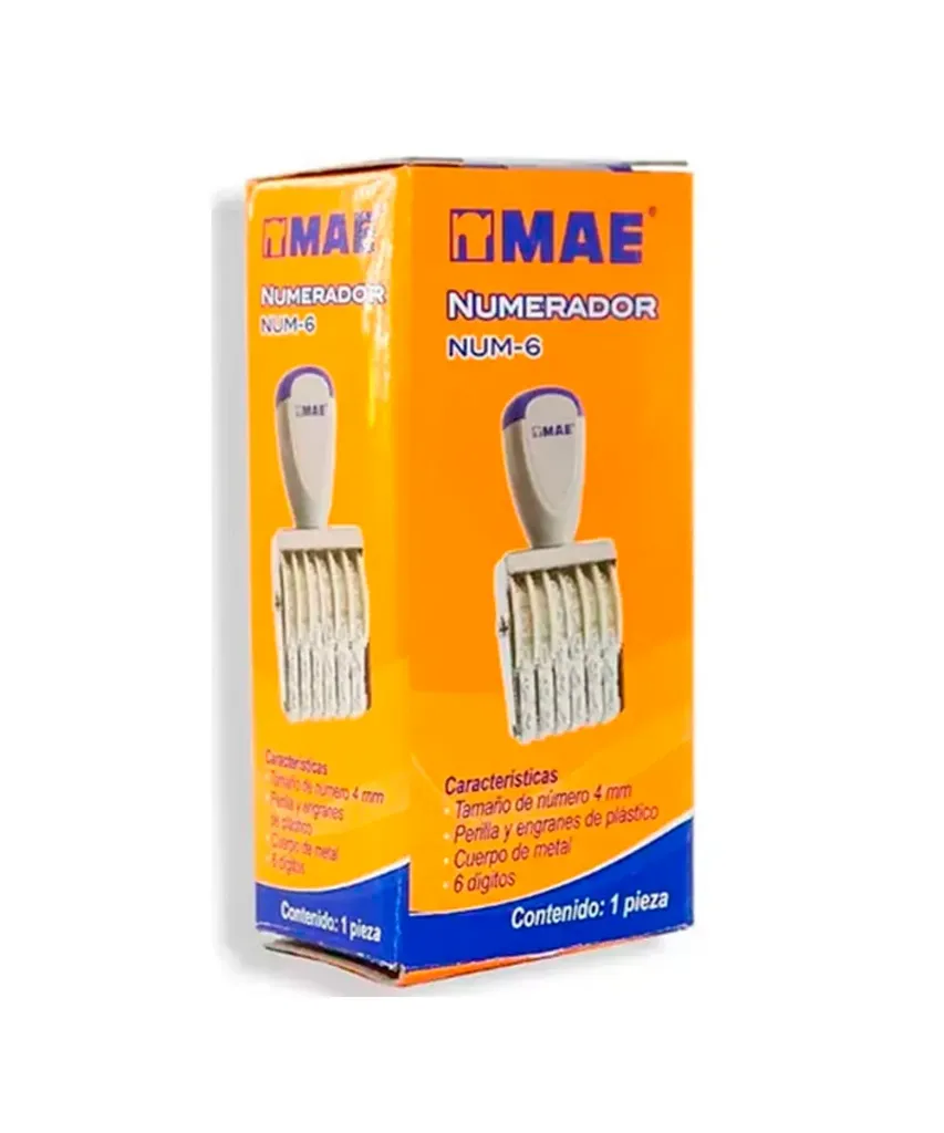 Sello Numerador Mae
