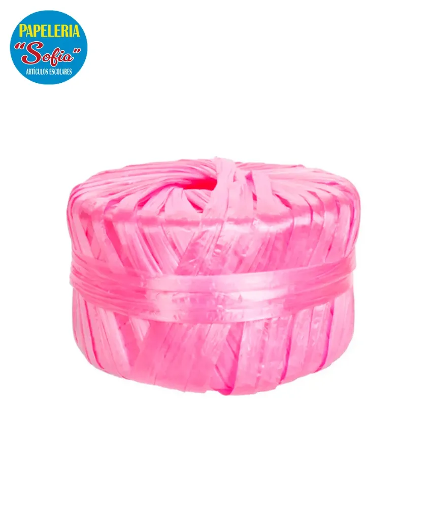 Rafia Rosa pastel