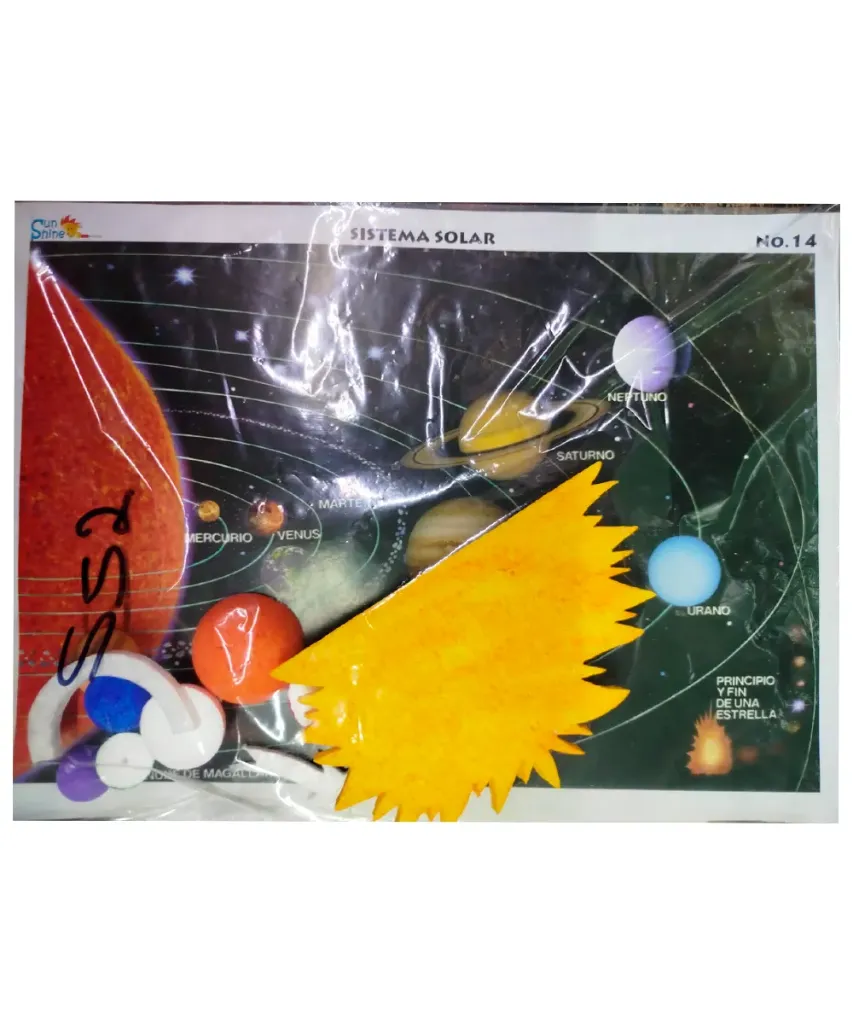 Sistema Solar A Color Maqueta