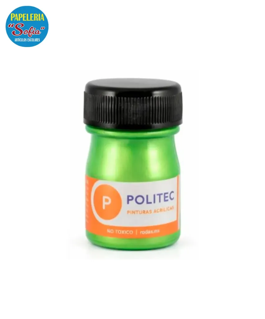 Politec  20ml Verde Hoja Metalico