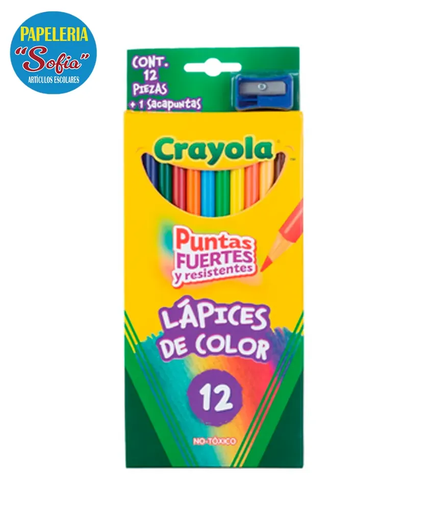 Colores Crayola Redondo 12pz