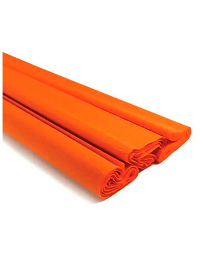 Crepe Naranja 1pliego 50cm X 2m
