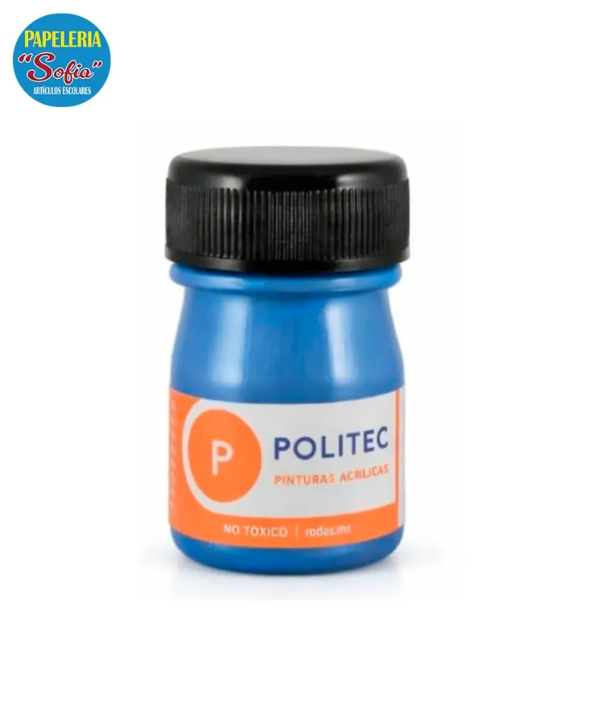 Politec 20ml azul Metalico