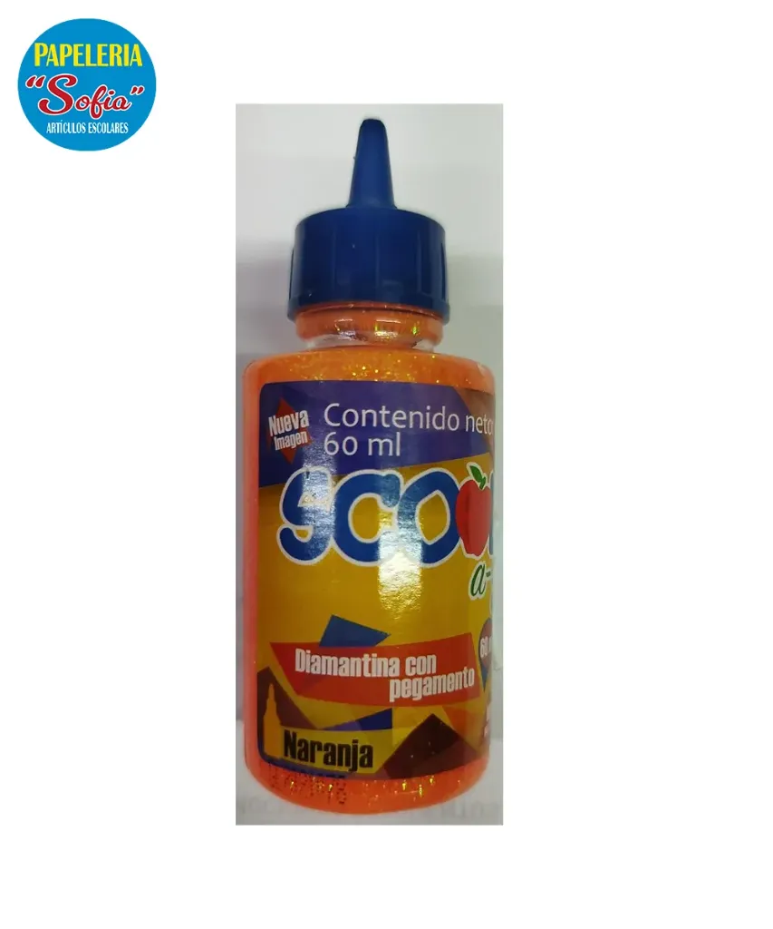 Pegadiamantina Naranja Scool 60ml