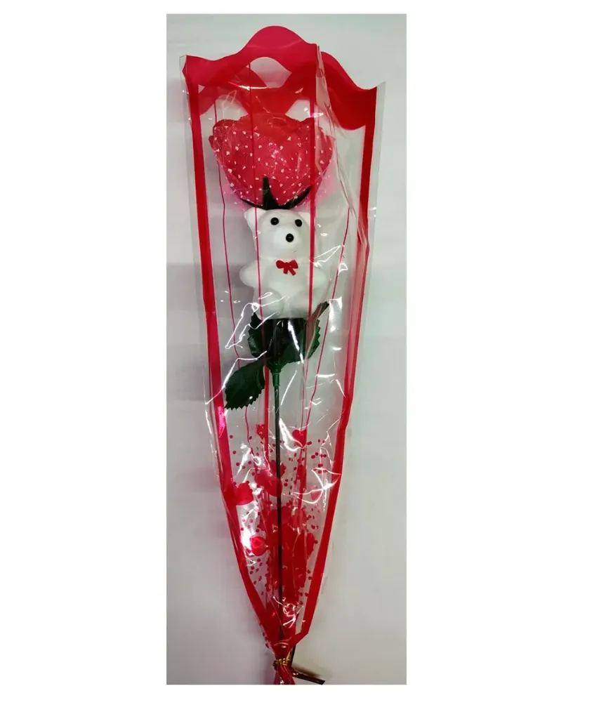 Rosa con osito