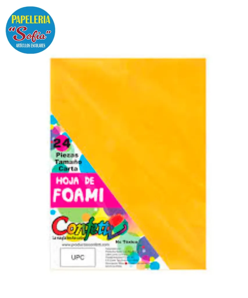 Foamy 24pz Amarillo