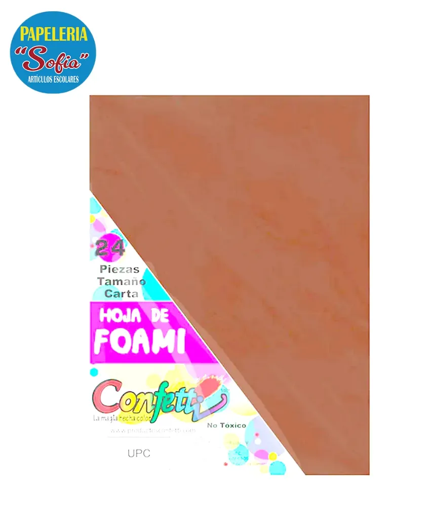 Foamy 24pz Cafe claro