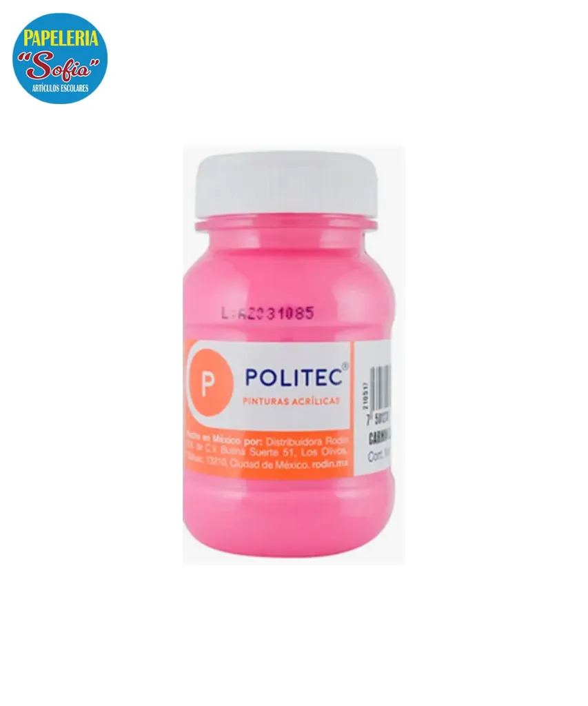 Politec 100ml Carmin Claro