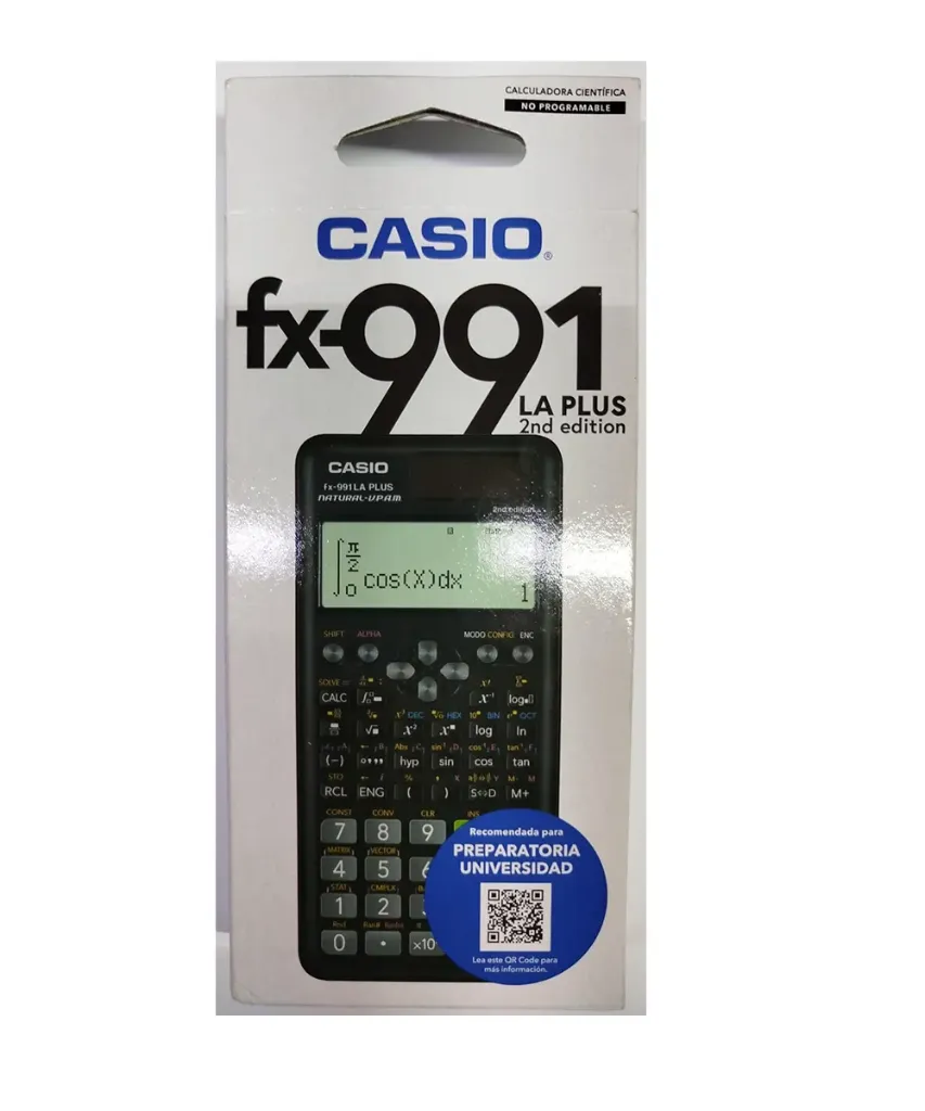 Calculadora Científica Casio FX-991LAPLUS2 Negra