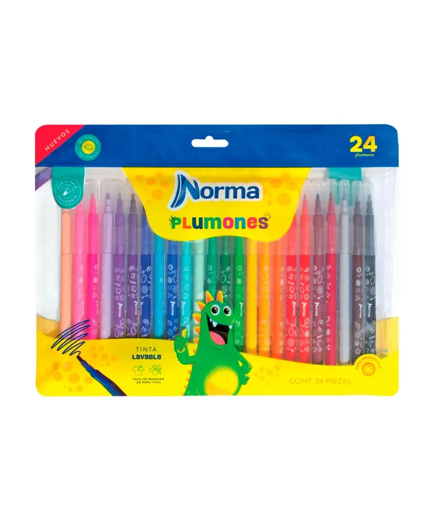 Plumones Norma 24pz