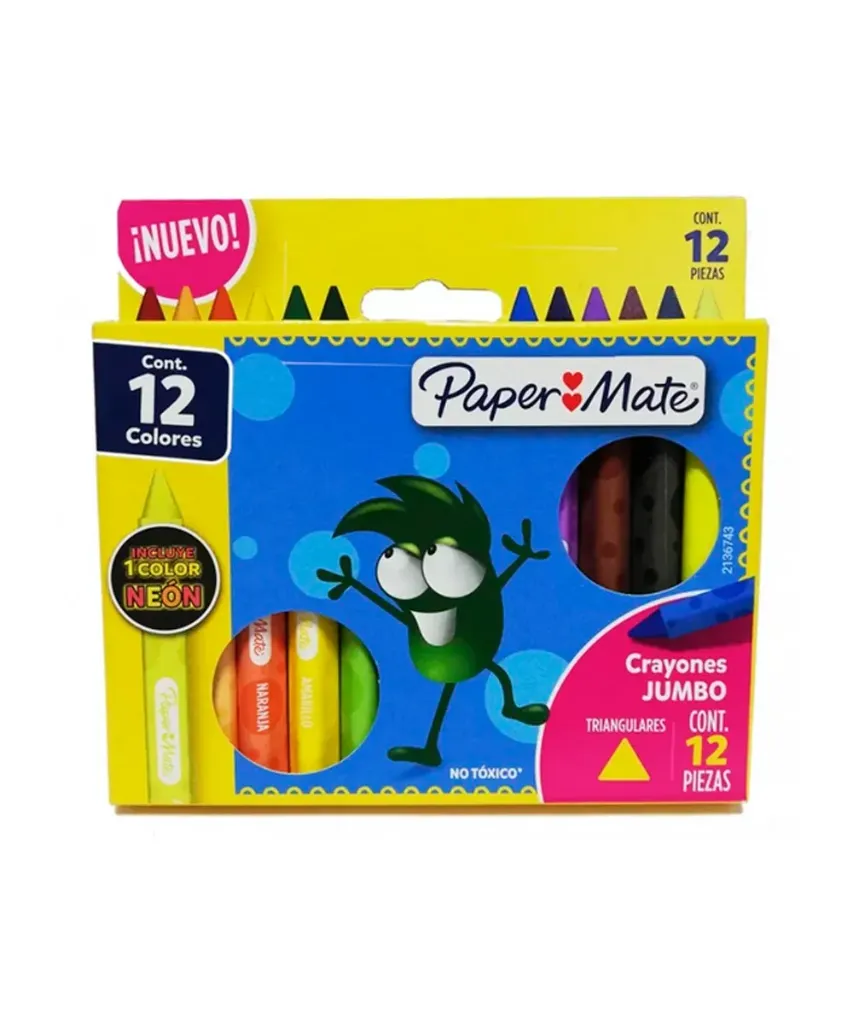 Crayones Paper Mate triangulares