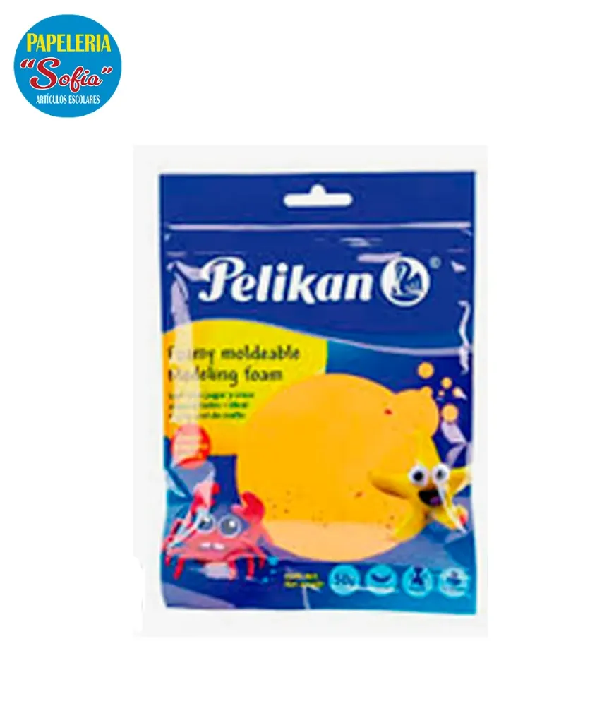 Foamy moldeable amarillo Pelikan