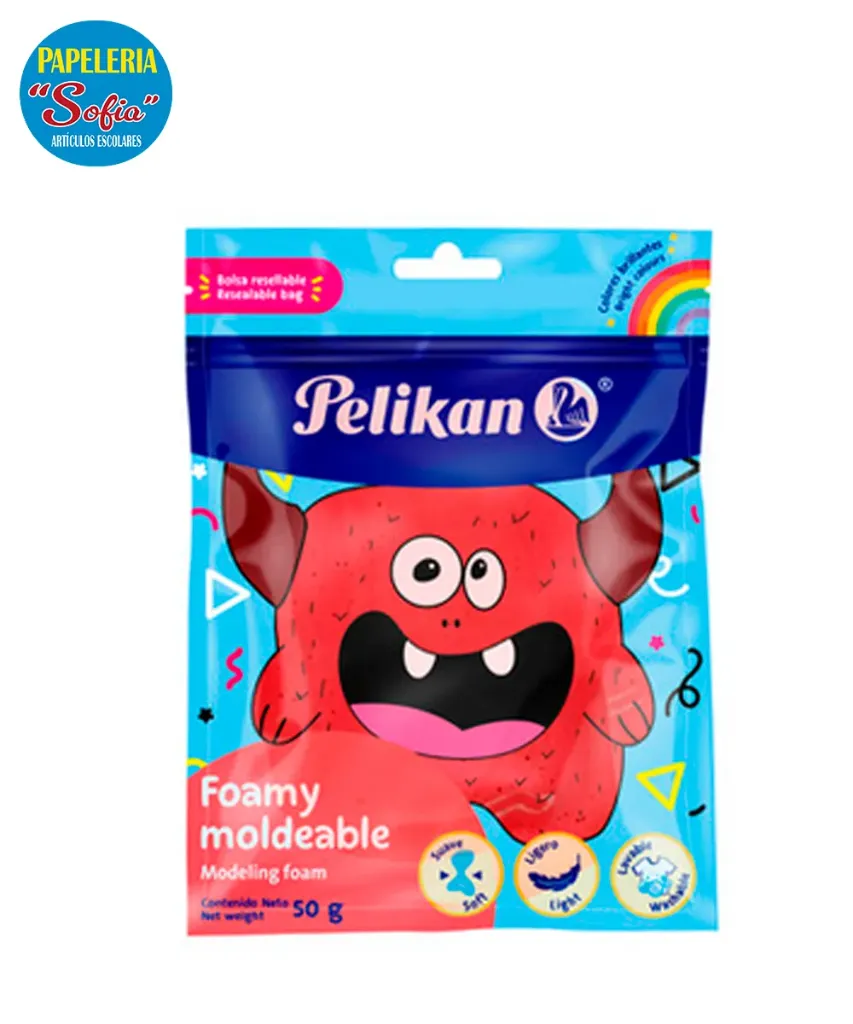 Foamy moldeable rojo Pelikan