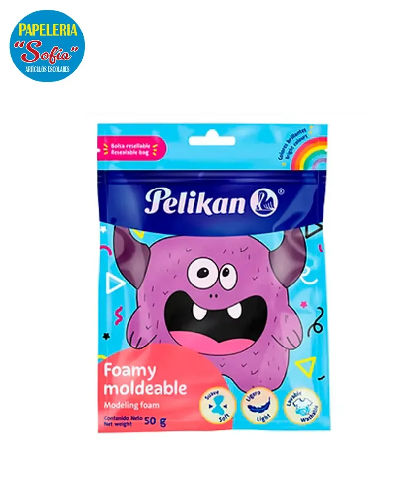 Foamy moldeable morado pelikan