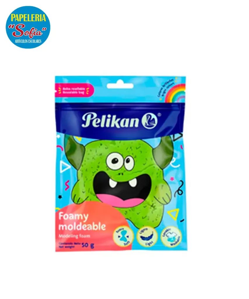 Foamy moldeable verde claro Pelikan