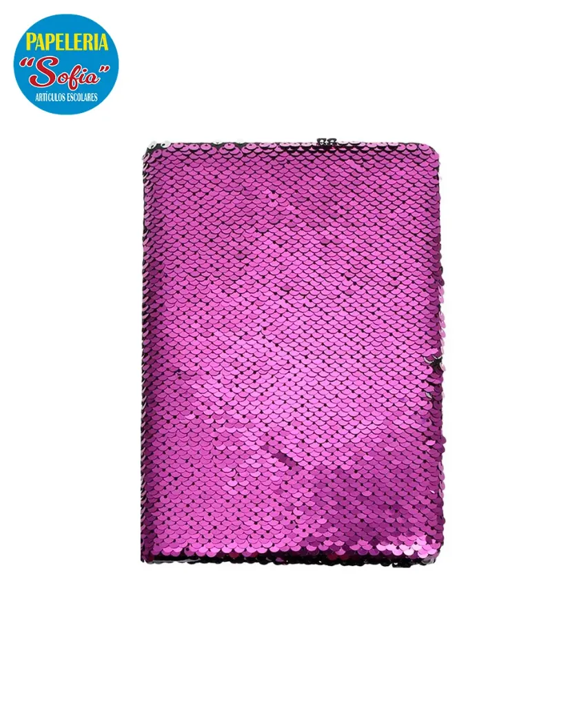 Cuaderno con Lentejuela