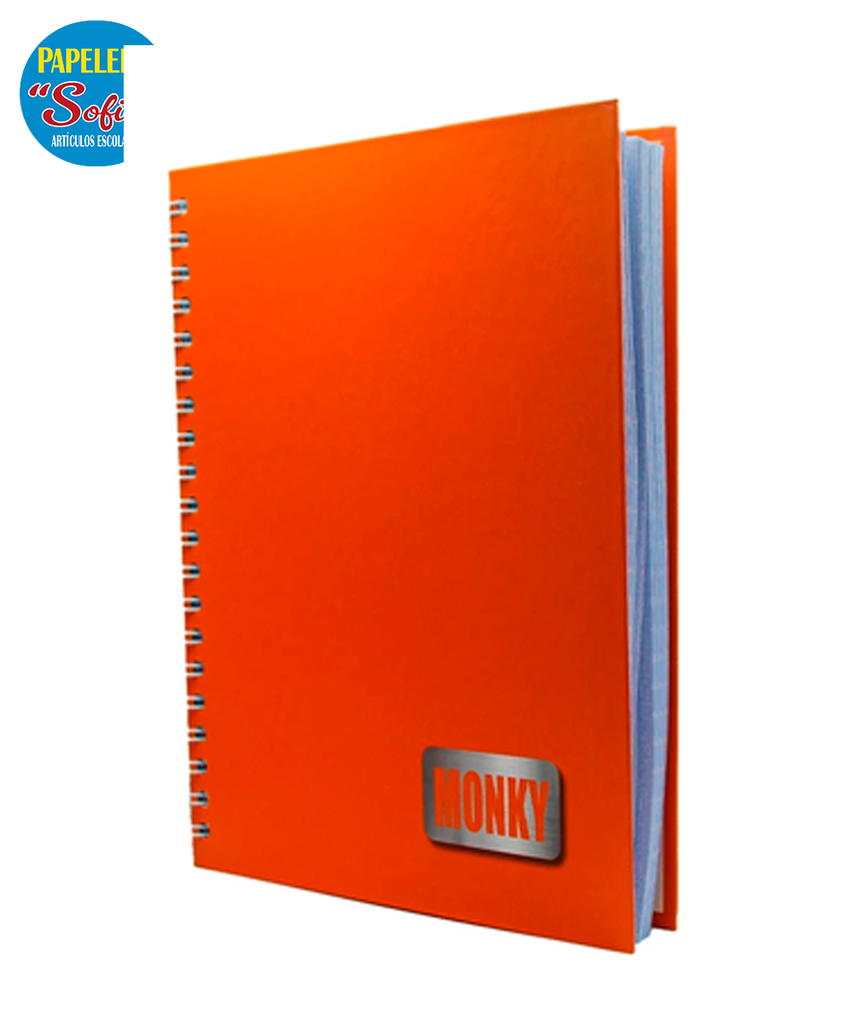 Cuaderno profesional 100h c/chico pasta dura Monky